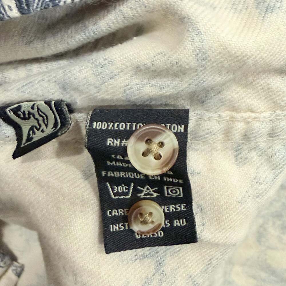 Obey Propaganda XL Floral Toile Button Down Flannel Shirt - Picture 4 of 7